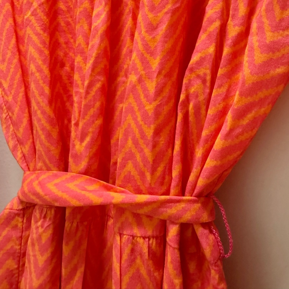 PAIGE | Orange & Hot Pink Dress -or- Cover-Up | Size S | Nordstrom